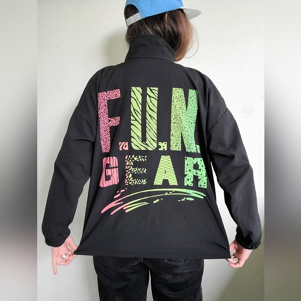 F.U.N. Gear Vintage 90s Windbreaker M-L
